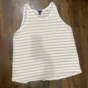 Luxe White & Gold Tank